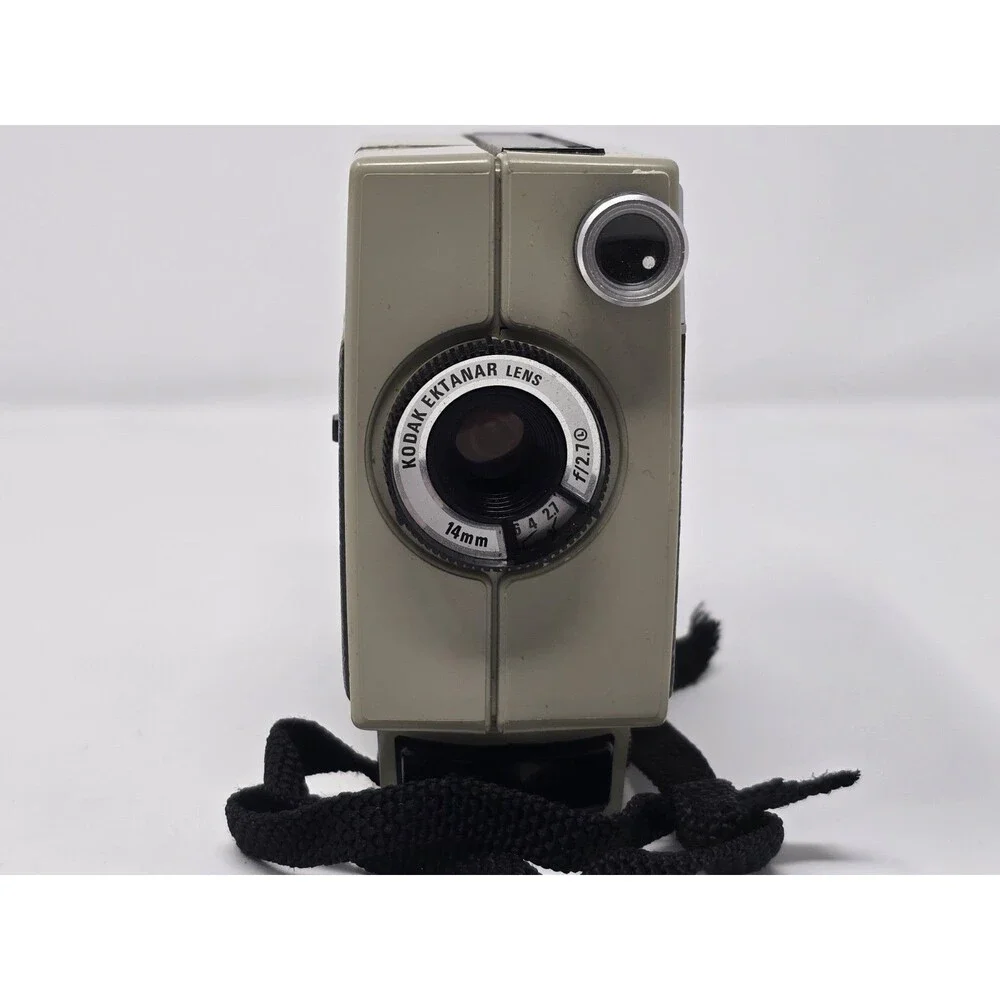 Vtg Kodak Hawkeye Instamatic Model B Movie Camera 8 MM W Manual & Case Untested
